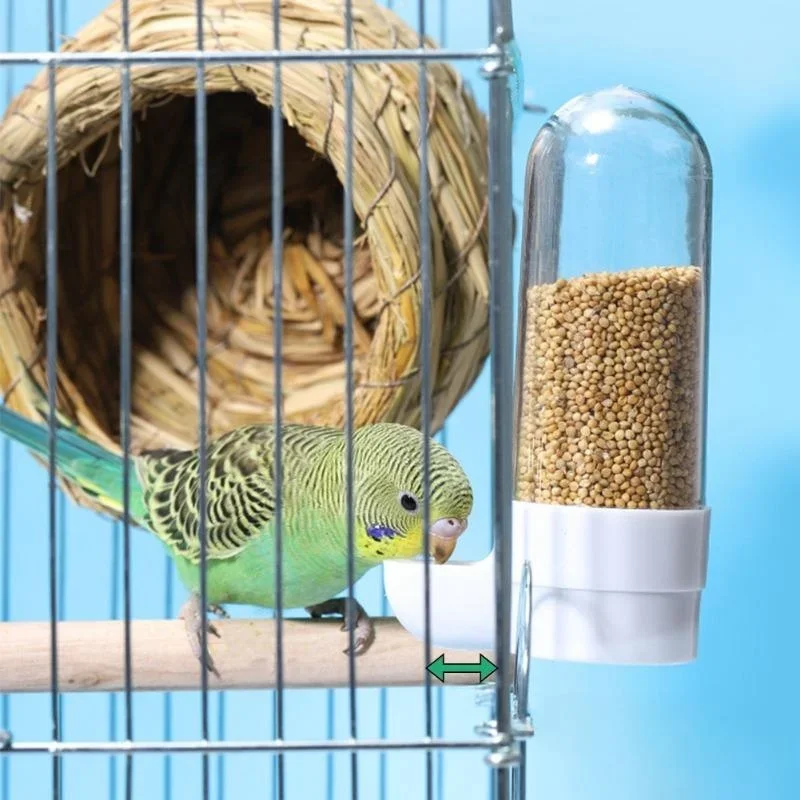 Alimentador para Pássaros com Dispensador de Água e Comida para Gaiola - Imagem 3