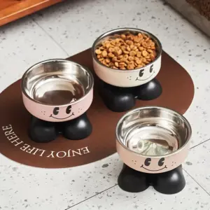 tigela elevada para cães e gatos