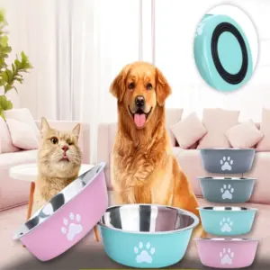 tigela de aço inoxidável para cães