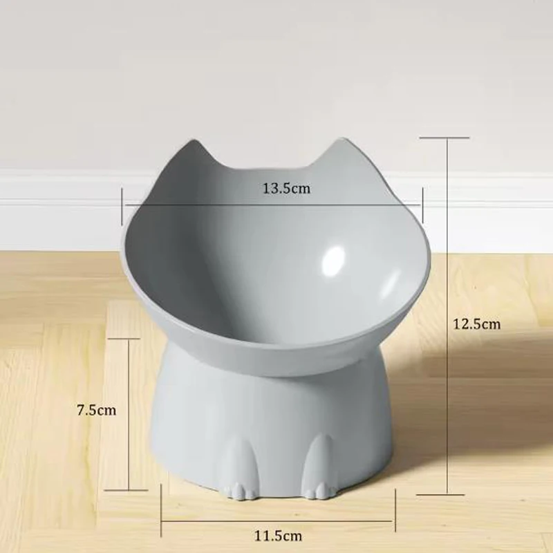 Tigela Elevada para Gatos e Cães, Plástico com Pés Altos - Imagem 6