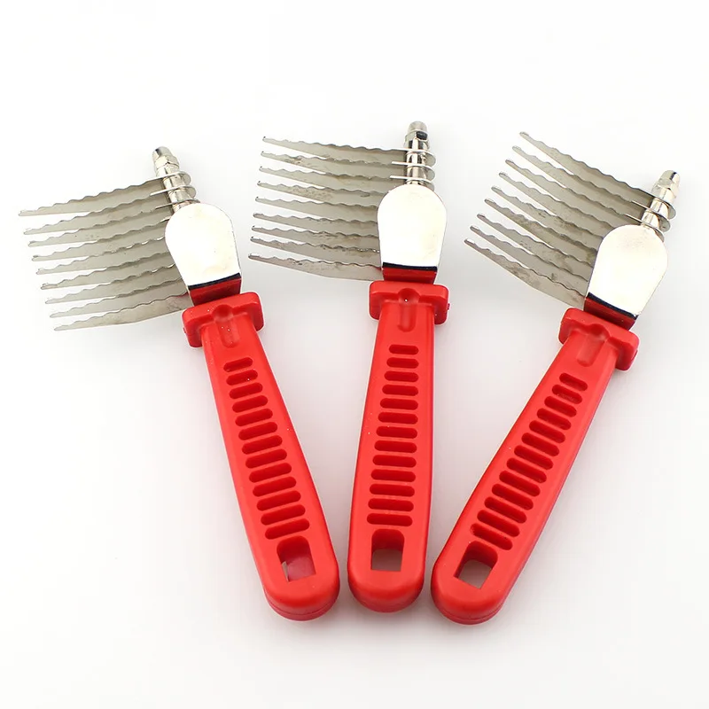 Pente Ancinho para Cães e Gatos de Aço Inoxidável para Remover Nós - Imagem 4
