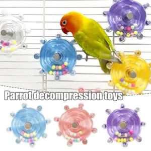 brinquedo rotativo para papagaio