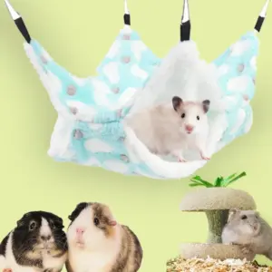 rede para hamster dupla de pelúcia