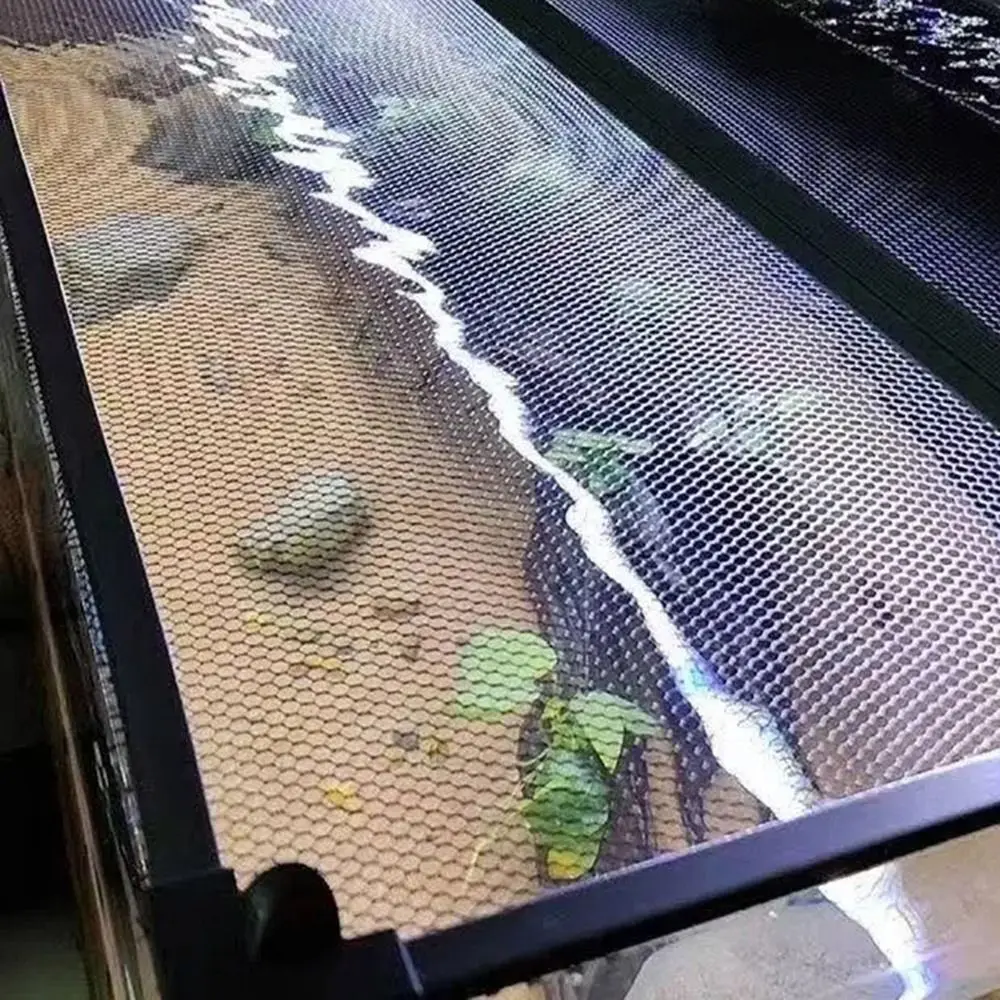 Tampa Magnética para Aquário com Rede Anti-Salto 30x20 cm - Imagem 6
