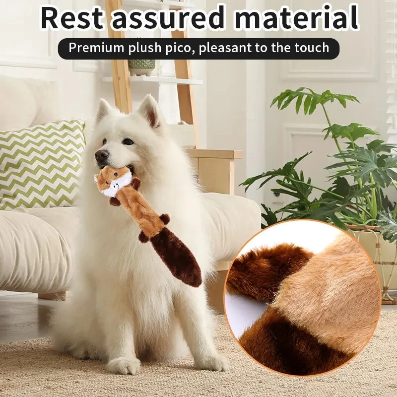 Brinquedo de Pelúcia para Cães de Raças Pequenas, Médias e Grandes com Som - Image 3