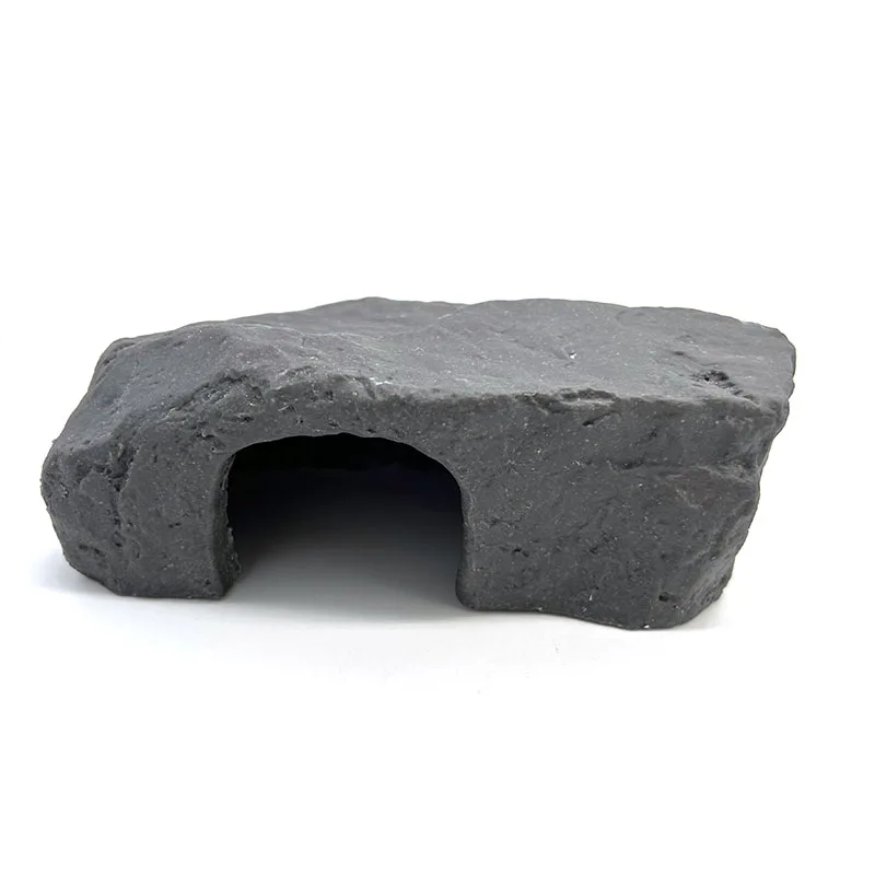 Plataforma de Resina para Tartarugas e Répteis 16x5,5x9 cm com Caverna - Imagem 2