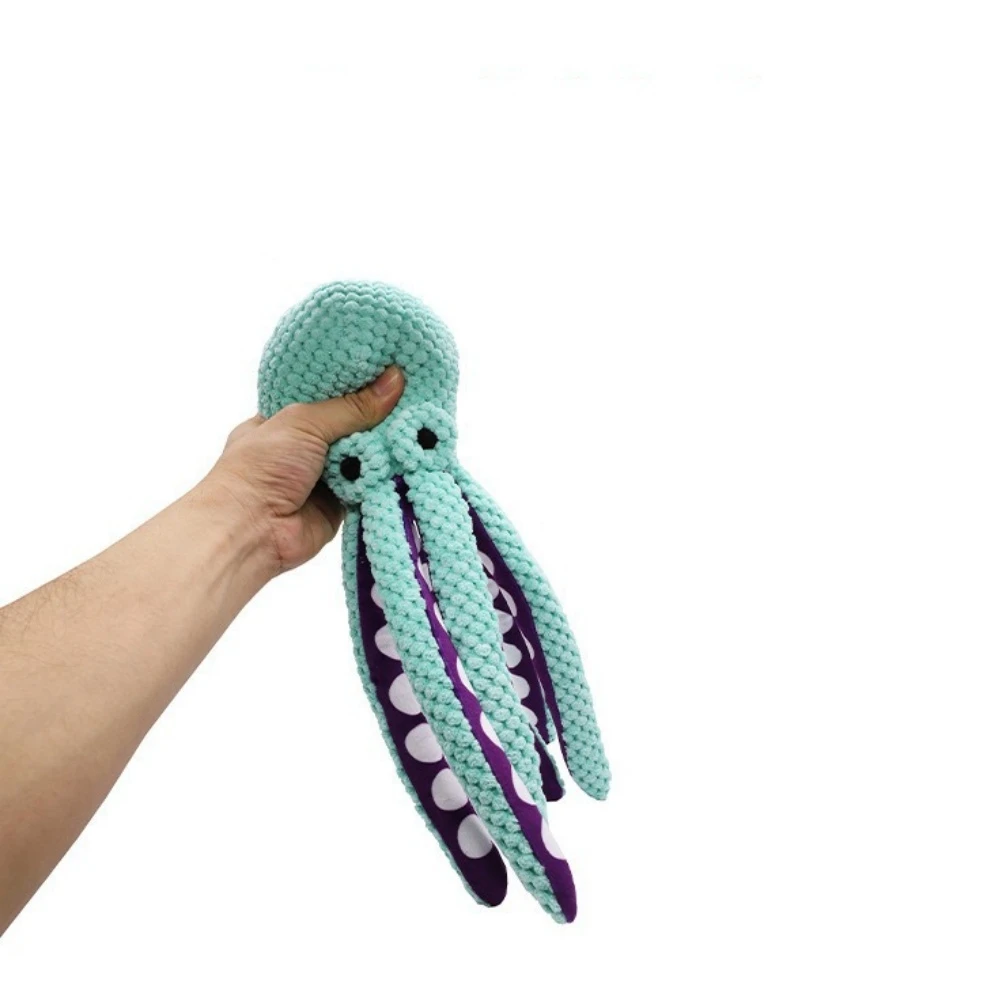 Brinquedo de Pelúcia para Cães Polvo com Som e Aroma - Imagem 6