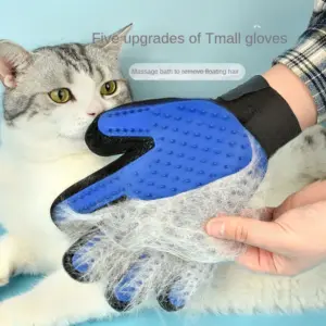 luva removedora de pelos para cães e gatos