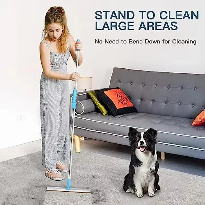 Conjunto Removedor de Pelos para Cães e Gatos com Alça Telescópica Ajustável - Imagem 5