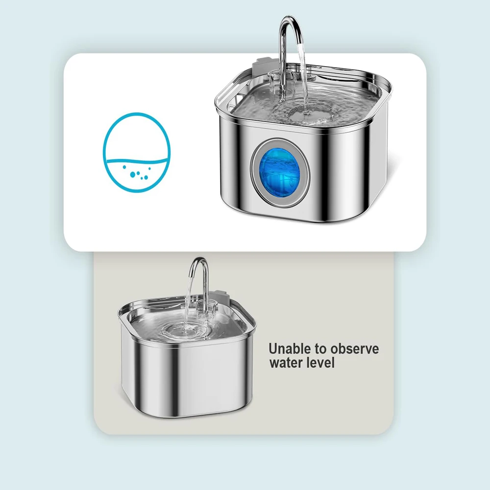 Bebedouro Automático para Cães e Gatos de Aço Inoxidável 3.2 L - Imagem 4