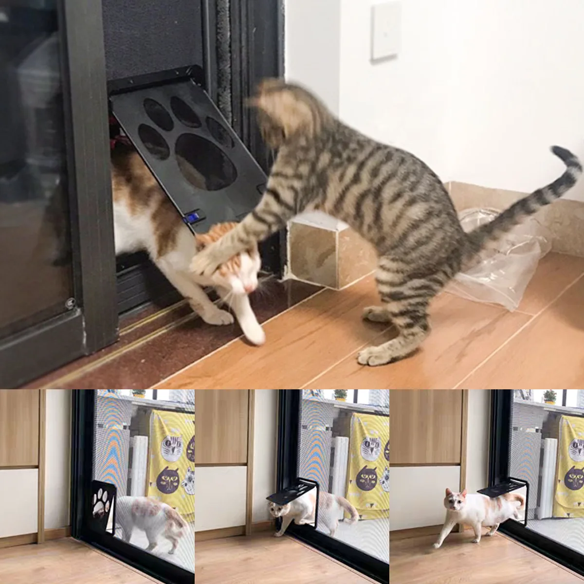 Porta Magnética para Cães e Gatos Pequenos com Fechadura 24x29 cm - Image 2