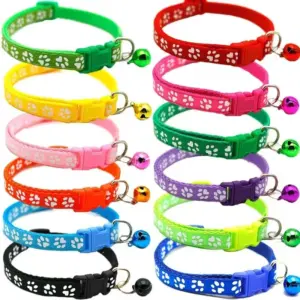 coleira para gatos e cães pequenos com sino