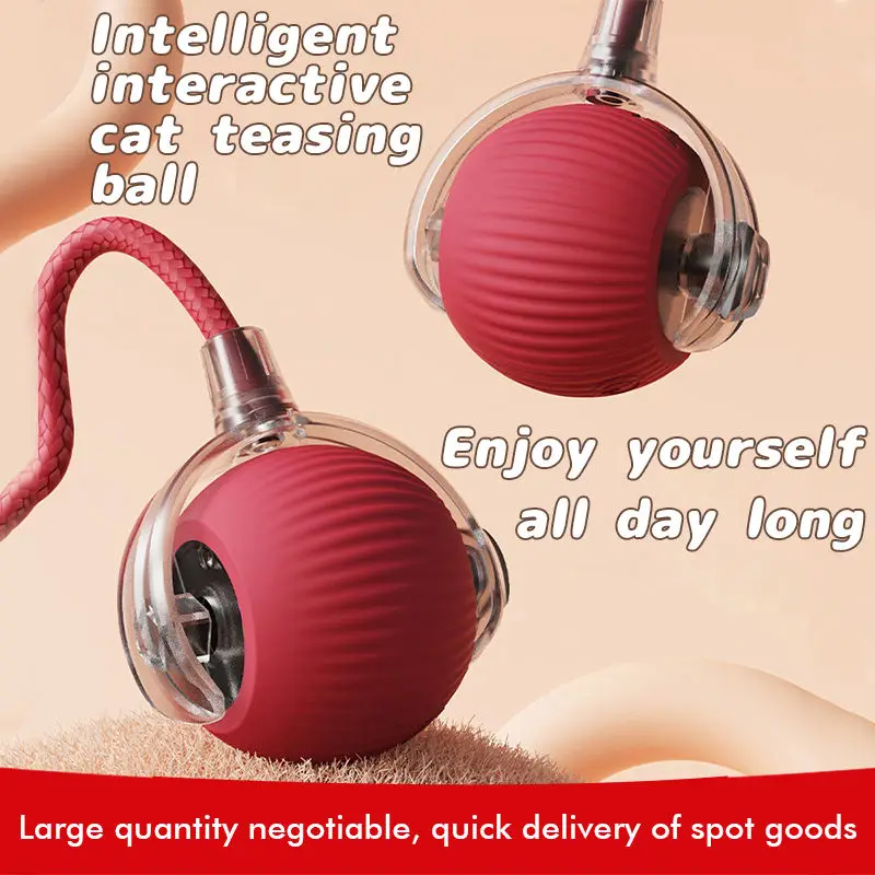 Brinquedo Interativo para Gatos Elétrico Recarregável com Bola - Image 4