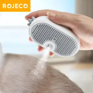 escova elétrica para cães e gatos com vapor
