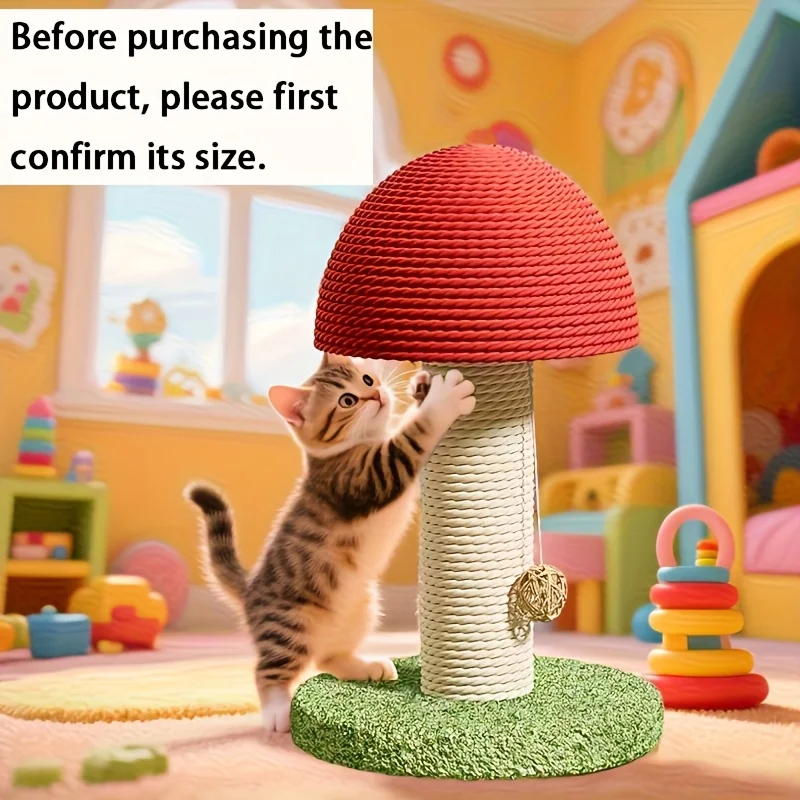 arranhador cogumelo para gatos