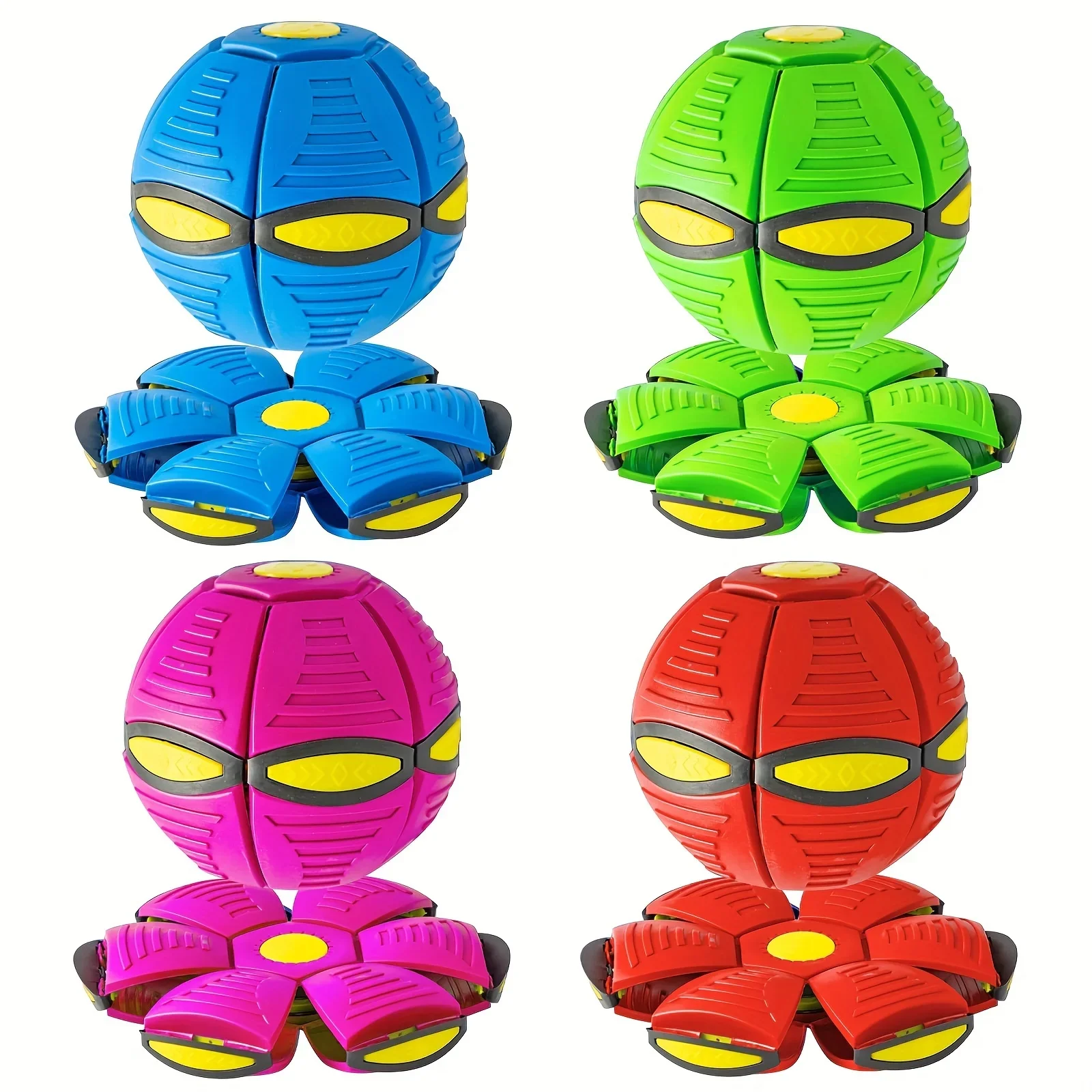 Brinquedo Disco Voador para Cães de Plástico Macio que Vira Bola - Imagem 4