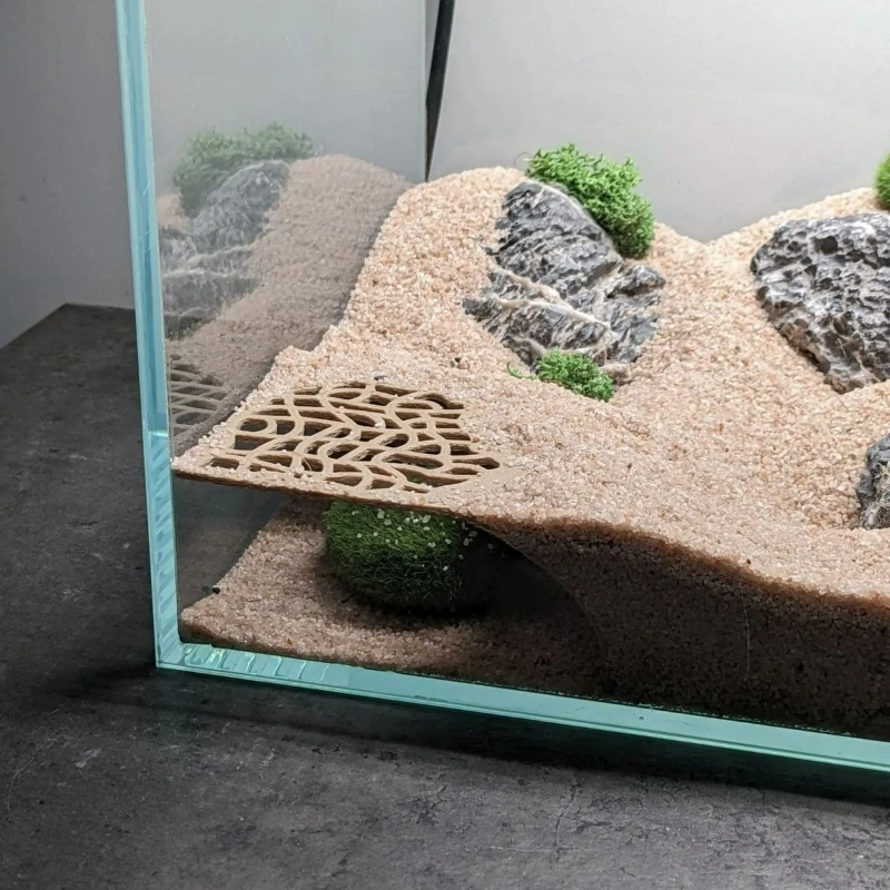 Caverna para Aquário de Peixes Pequenos e Camarões Decorativa - Imagem 3