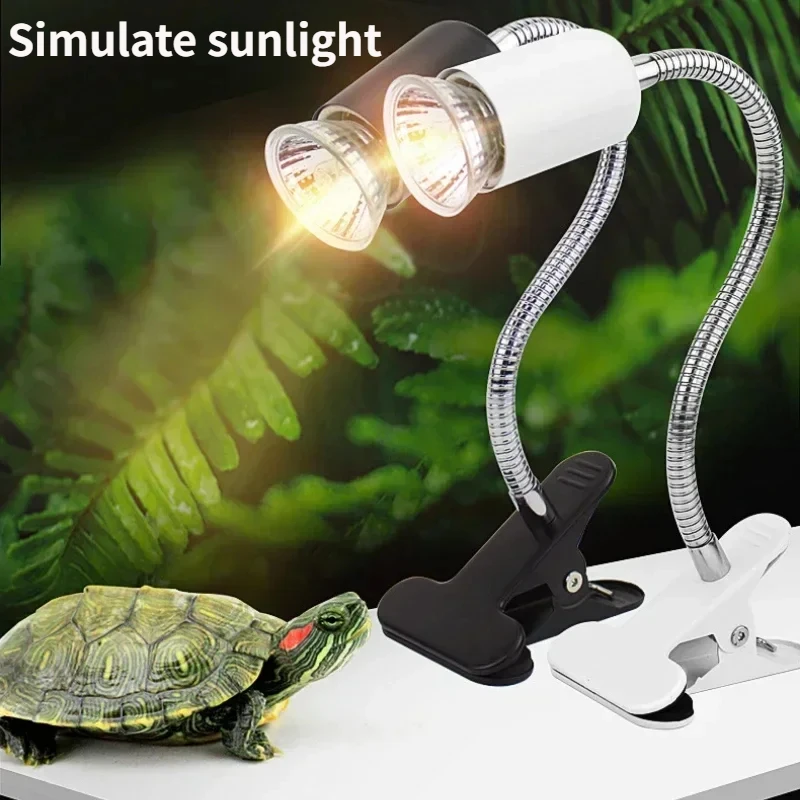 Lâmpada de Aquecimento para Répteis 50W com Pescoço de Ganso Ajustável - Imagem 2