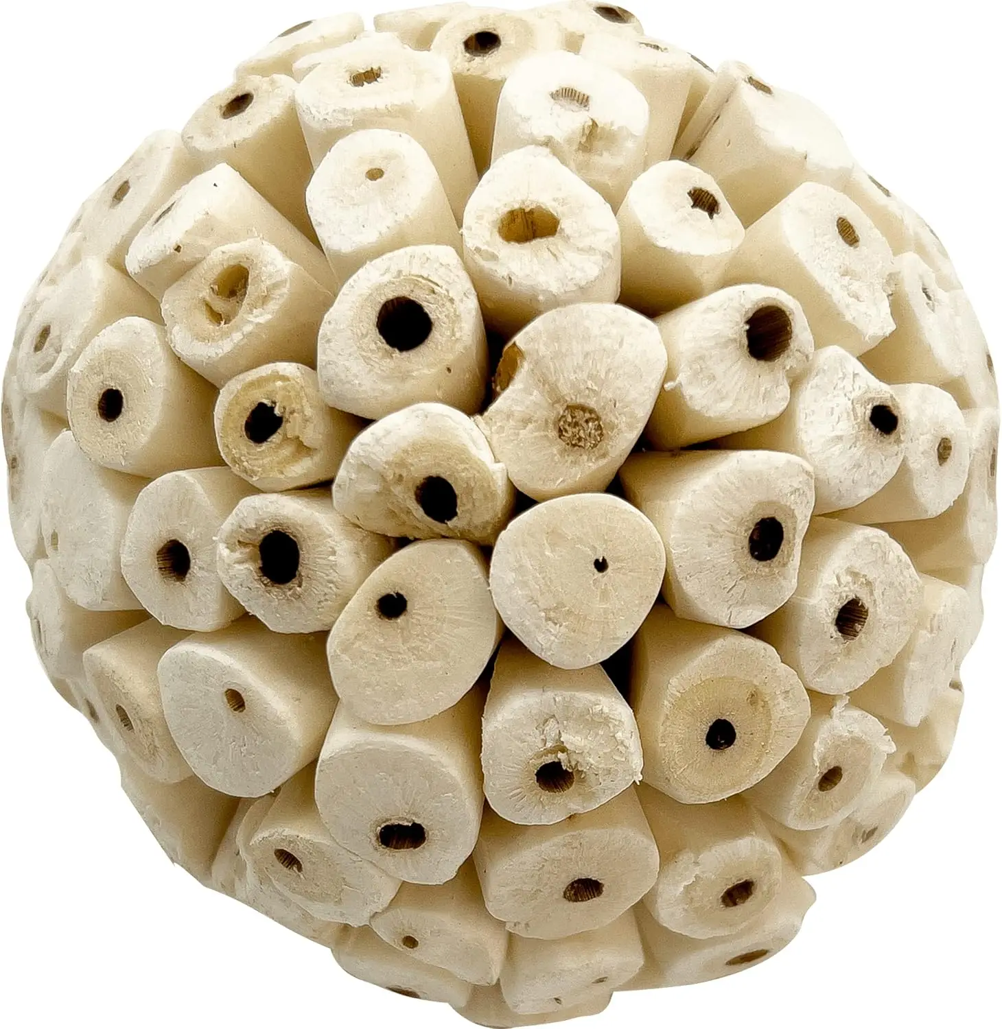 Brinquedo Bola de Sola para Pássaros e Roedores com Material Mastigável - Imagem 3