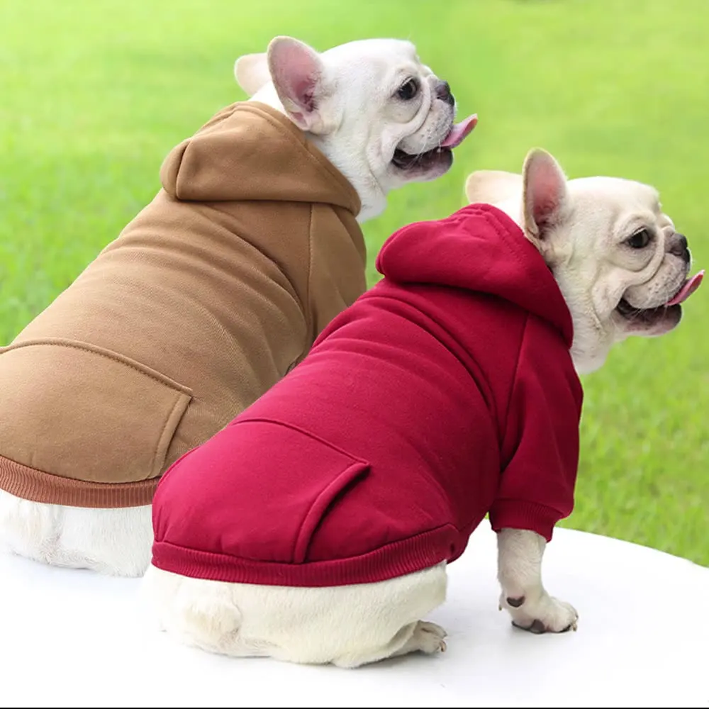 moletom quente para cães pequenos