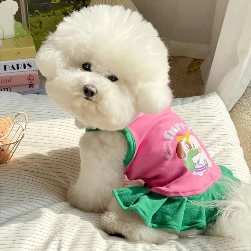 Vestido Respirável para Cães e Gatos Pequenos para Verão - Image 3