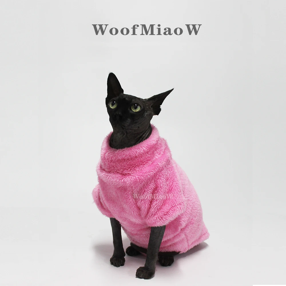 Suéter para Gatos sem Pelos de Veludo Ártico Quente - Imagem 6