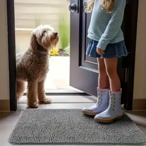 tapete antiderrapante lavável para cães