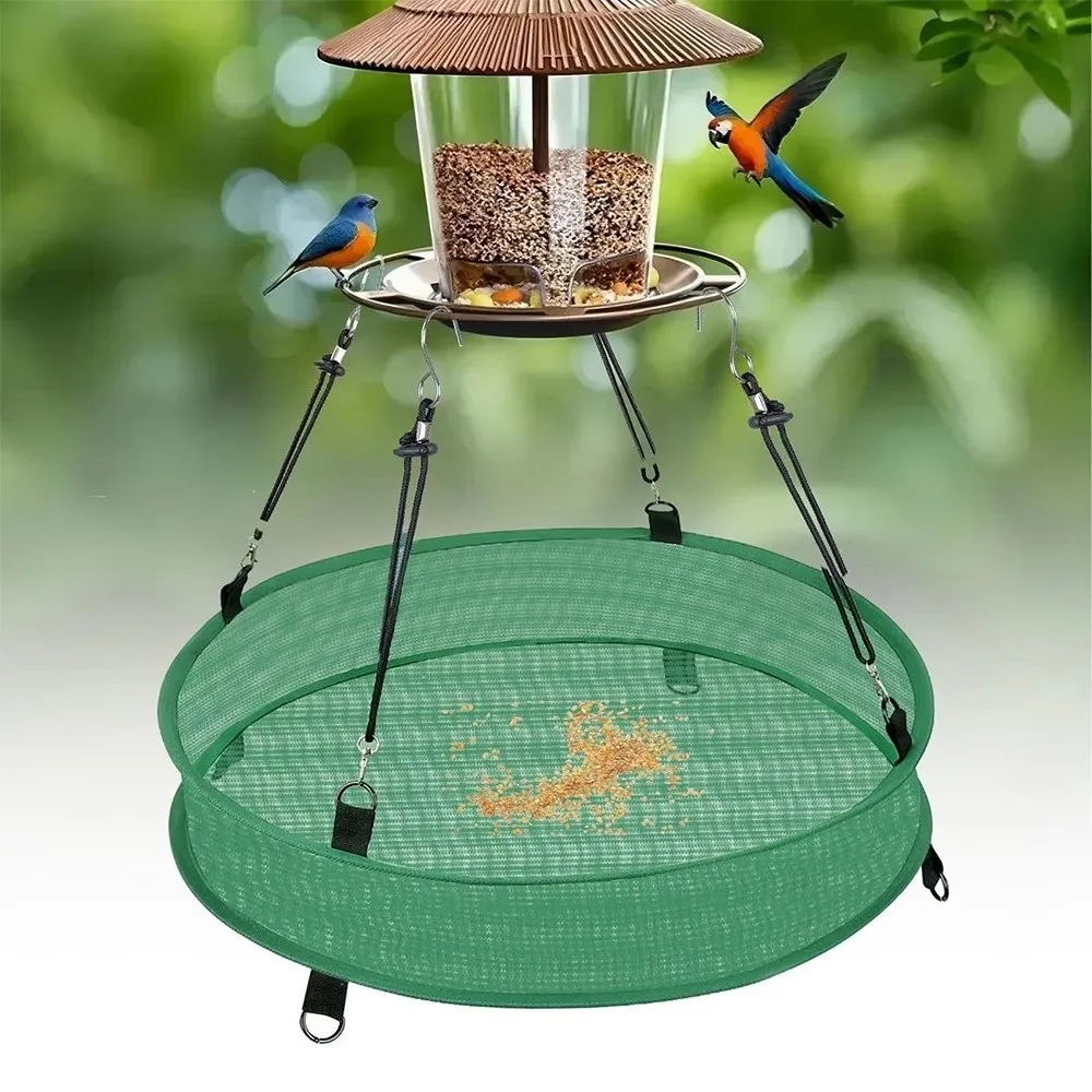 Bandeja Coletora de Sementes para Pássaros com Argola Suspensa - Imagem 5