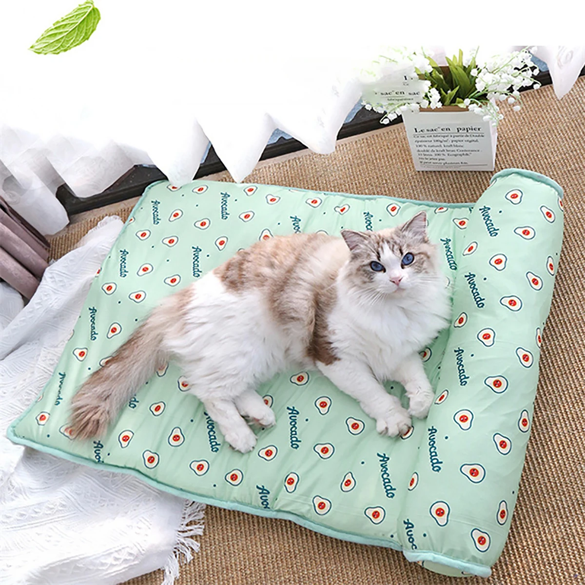 Tapete Gelado para Cães e Gatos Pequenos Lavável - Imagem 6