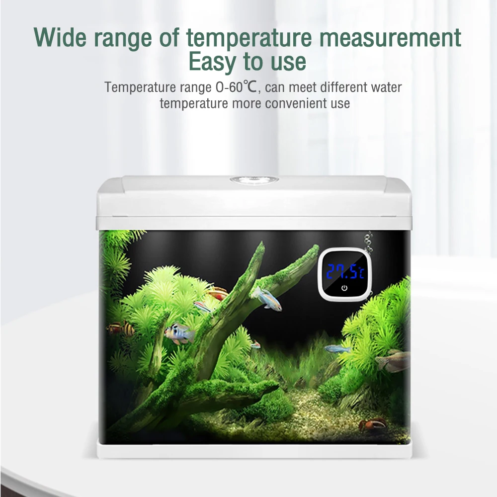 Termômetro Digital para Aquário LED Display Duplo 0-60°C - Imagem 4