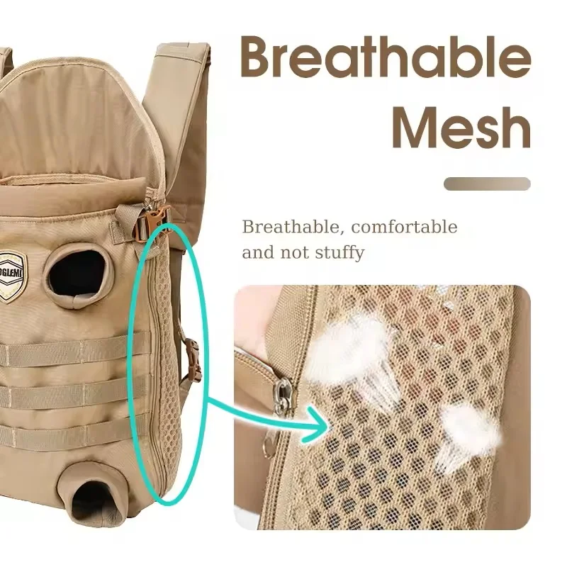 Mochila de Transporte para Cães para Viagem com Alças Ajustáveis - Imagem 4