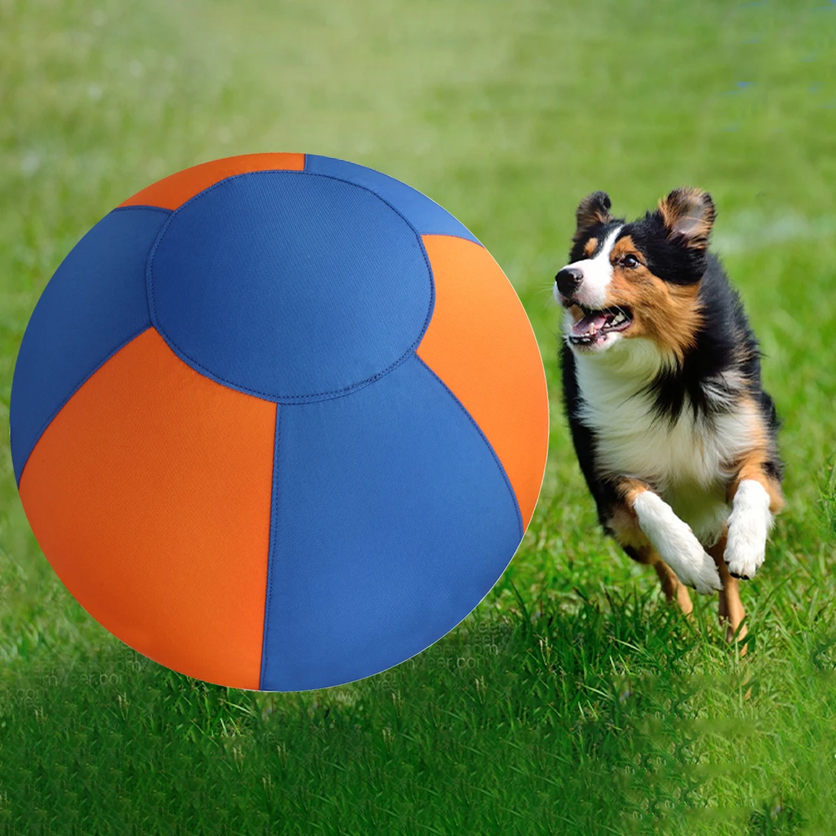 Bola Gigante para Cães com Cores Vibrantes para Treino ao Ar Livre - Imagem 2