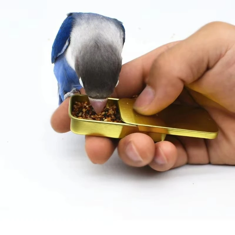 Jarra de Comida para Pássaros Portátil para Treinamento - Imagem 4