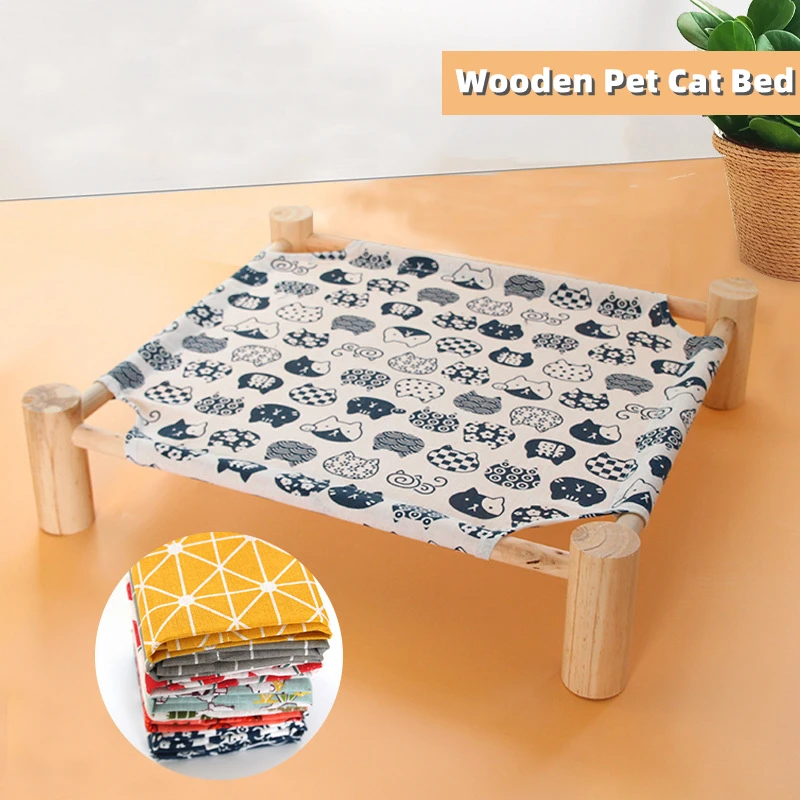 Cama de Lona Respirável para Gatos e Cães Pequenos Removível - Imagem 4