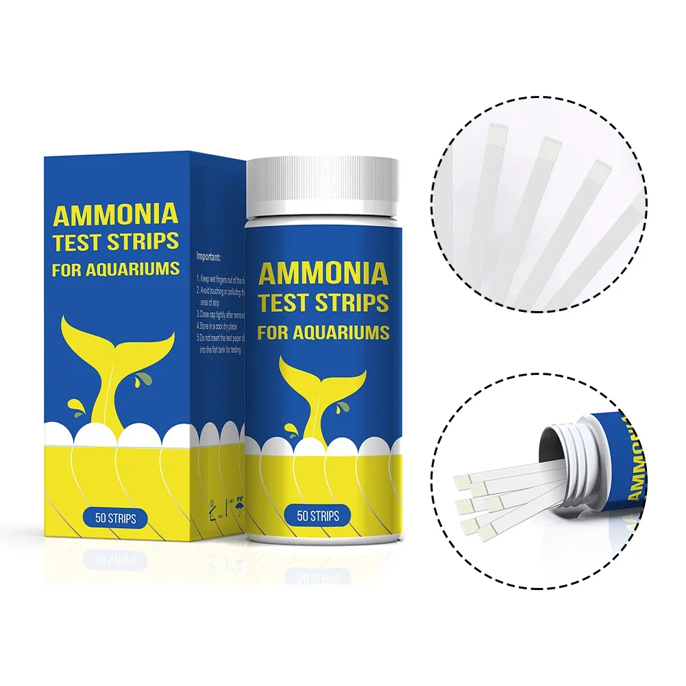Tiras de Teste para Aquário de Amônia e Nitrogênio: Água Limpa em 30 s - Imagem 6