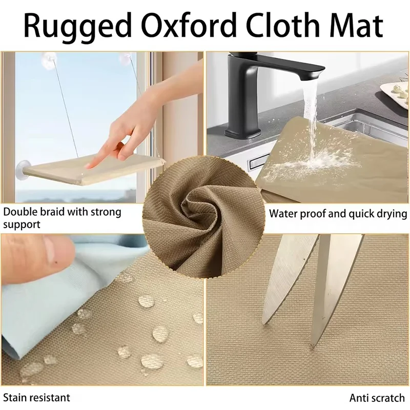 Cama de Rede para Gatos de Janela com Ventosas e Tecido Oxford - Imagem 4