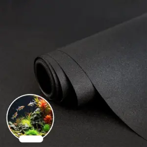 fundo adesivo estático para aquário preto