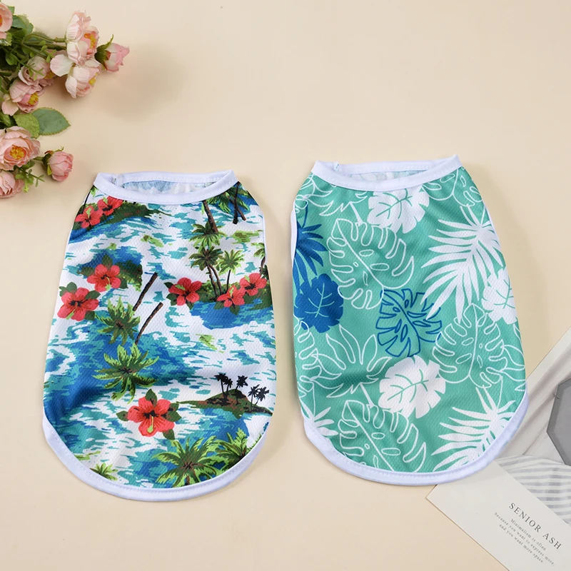 Colete Havaiano para Cães e Gatos de Pequeno Porte com Estampa de Ilha - Image 4
