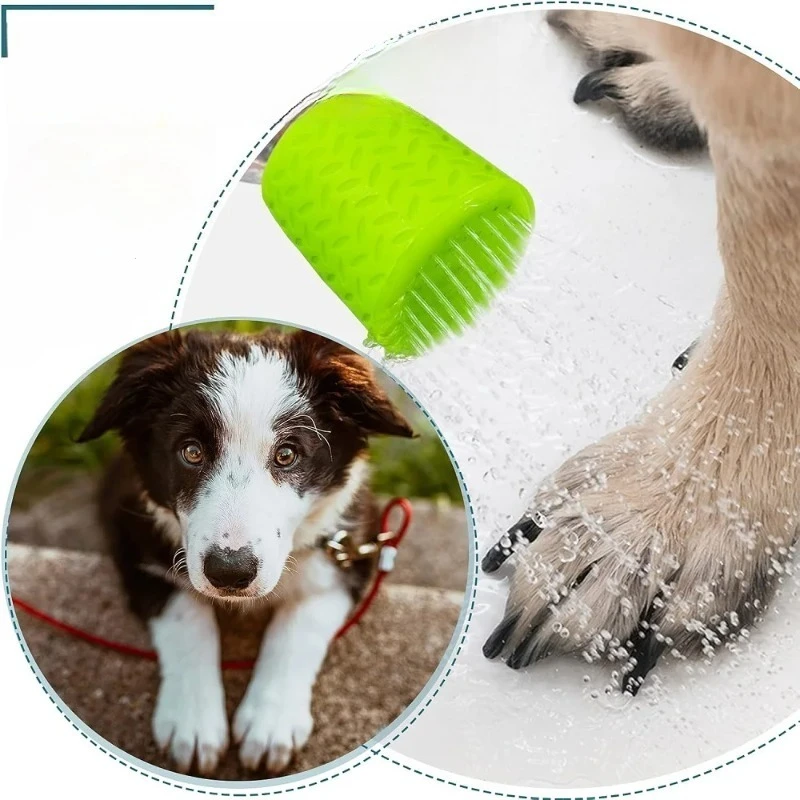 Chuveiro Portátil para Cães e Gatos de Silicone Ajustável - Imagem 4