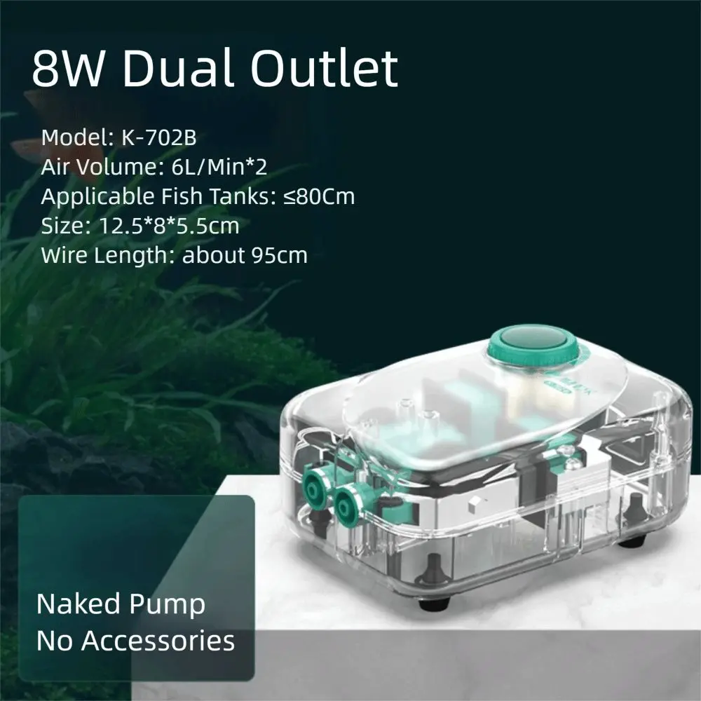 Bomba de Ar para Aquário de 220V com Saída de 3L/min - Imagem 2