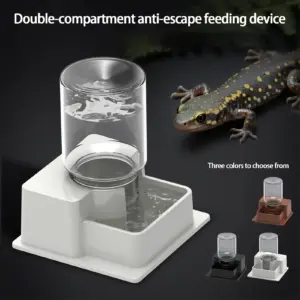 dispensador de água para répteis
