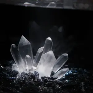 coluna de cristal para aquário