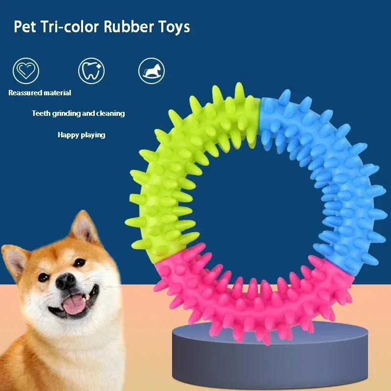 Anel de Espinhos TPR para Cães, 3 Tamanhos para Morder e Mastigar - Imagem 4