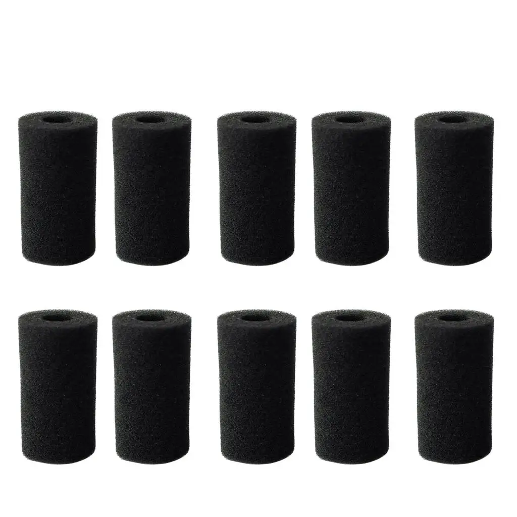 Filtro de Espuma para Aquário 10 Peças 3,5x6cm com Furo 1cm Lavável - Imagem 3