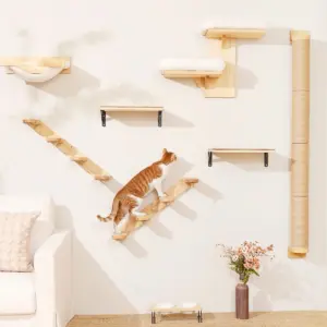 rede de escalada para gatos de parede