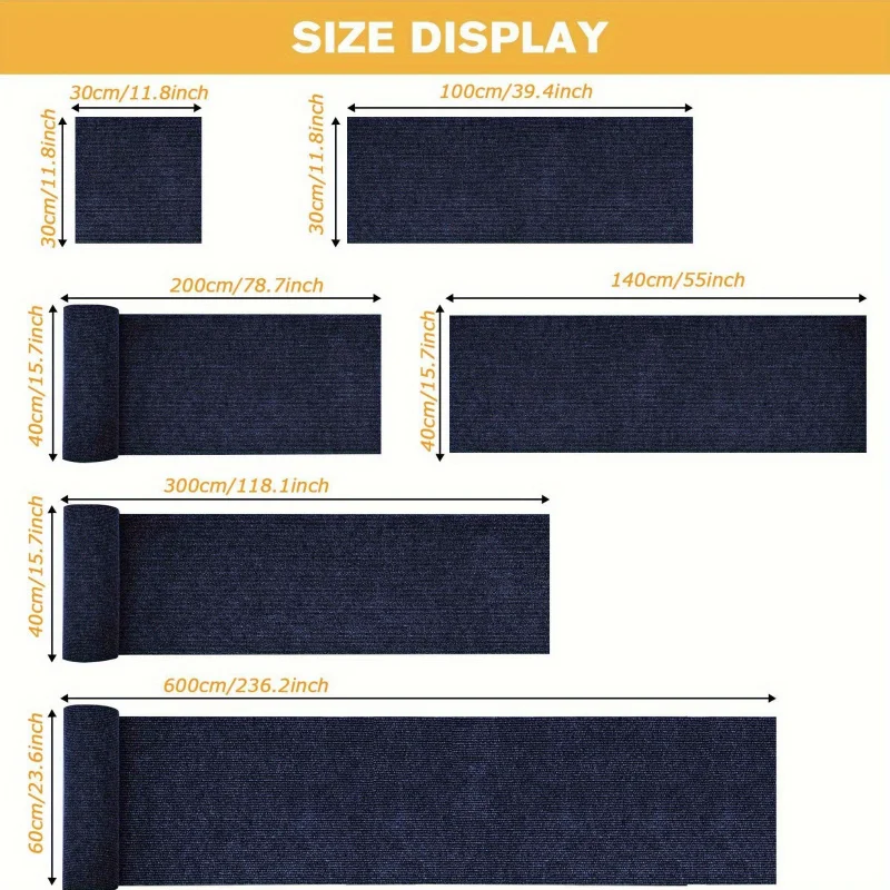 Arranhador para Gatos Autoadesivo de 30x100 cm para Sofá - Imagem 2
