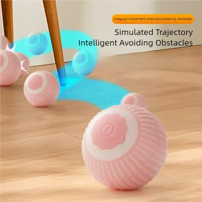 Bola Interativa para Gatos Elétrica com Rolagem Automática 4,3 cm - Imagem 3