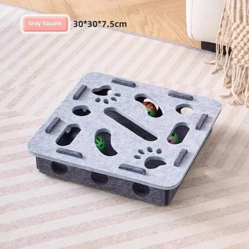 Arranhador para Gatos de Feltro 30x30 cm com Montagem Fácil - Imagem 4