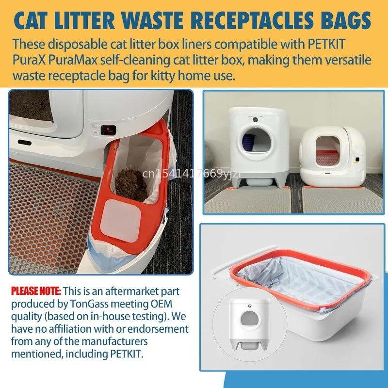 Sacos de Revestimento Petkit para Caixa de Areia Autolimpante Pura X - Imagem 2