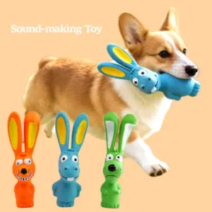 brinquedo de látex para cães com apito